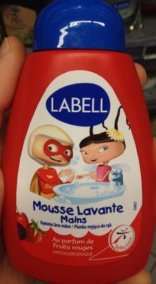 Mousse lavante mains aux parfums de fruits rouges