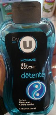 Homme gel douche détente parfum menthe et cèdre vanillé