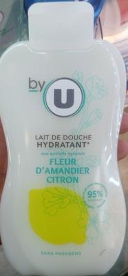 Lait de douche hydratant aux extraits naturels fleur d'amandier citron
