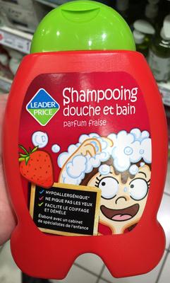 Shampooing douche et bain parfum fraise