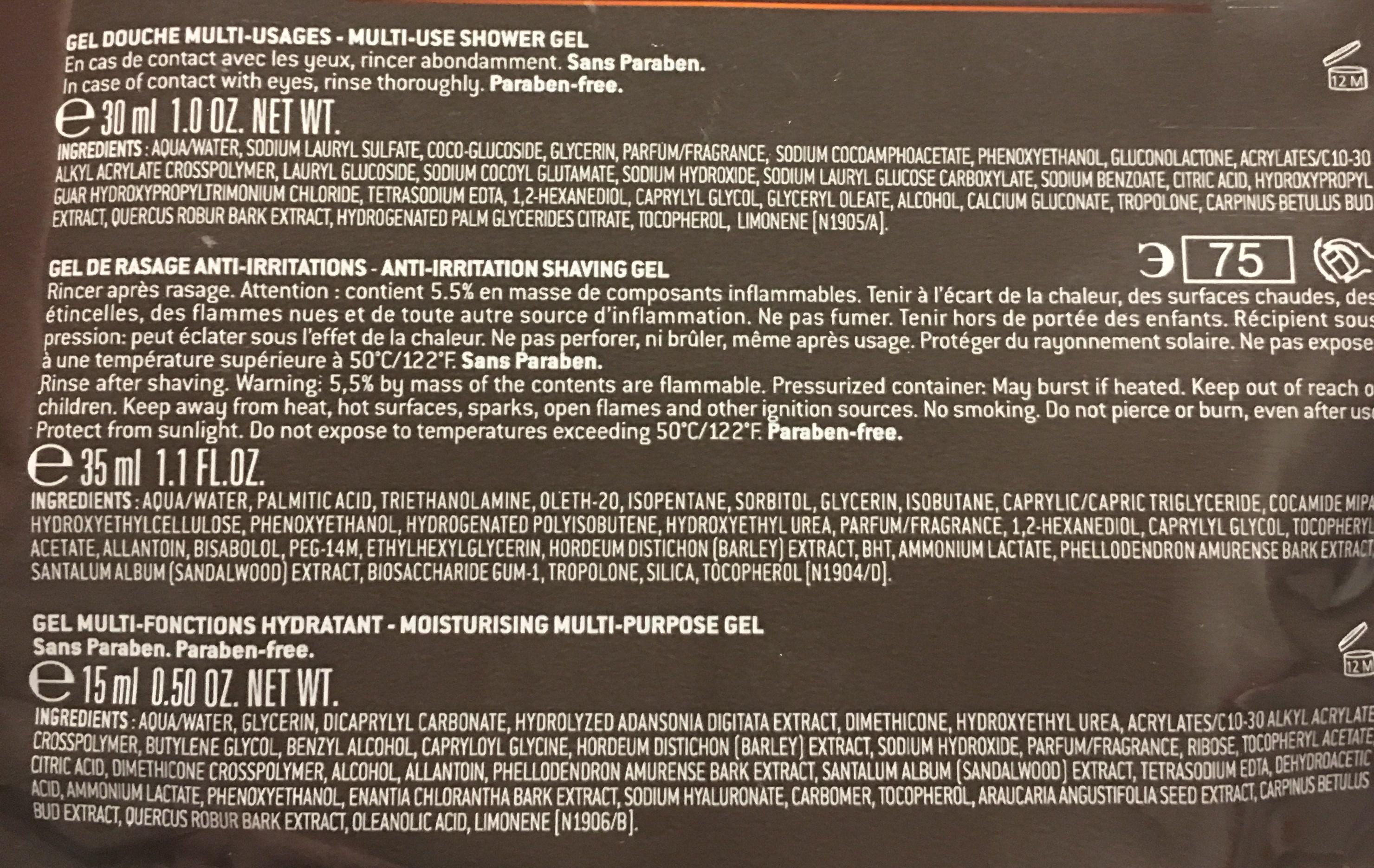 Nuxe Men Offre Découverte Douche Rasage Multifonctions