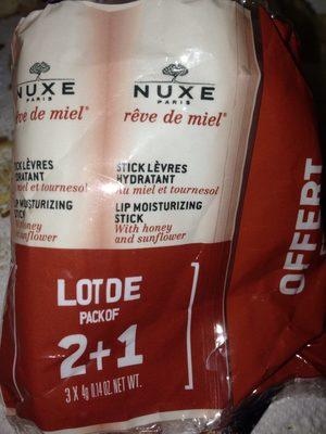 Nuxe Reve De Miel Stick Lèvres Lot