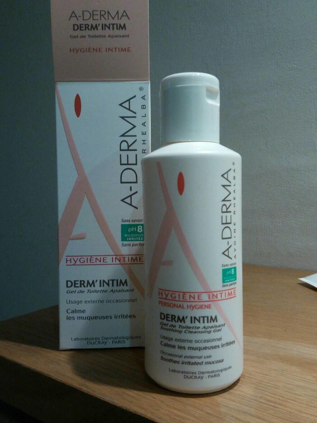 Aderma Derm'intim PH 8 Soothing Cleansing Gel 200ML (intimate Hygiene)