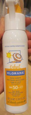 Spray Solaire enfant au calendula protecteur SPF50+ visage et corps