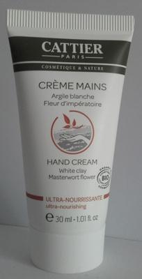 Crème mains Argile blanche Fleur d'impératoire