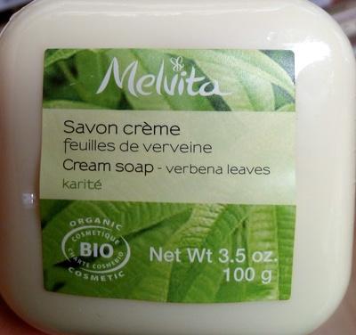 Savon crème feuilles de verveine - karité