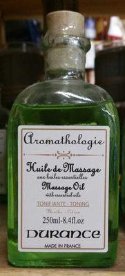 Huile de massage aux huiles essentielles