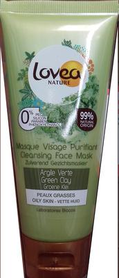 Masque visage purifiant Argile verte