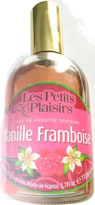 Eau de toilette senteur Vanille Framboise