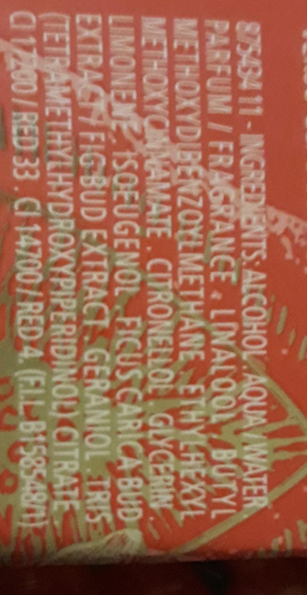 Eau Fraîche Parfumée Fleur De Figuier