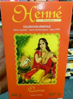 Henné poudre - Cuivre