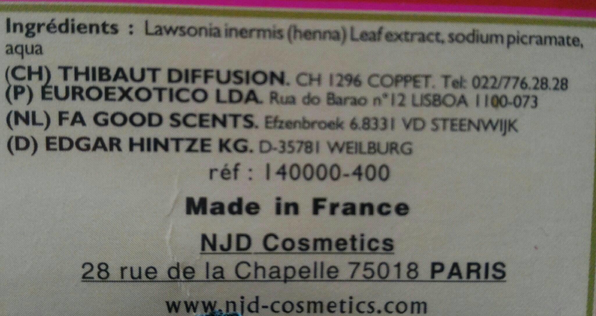 Henné Color - Poudre Colorante Acajou - 100G