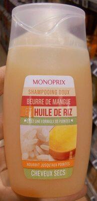 Shampooing doux beurre de mangue et huile de riz