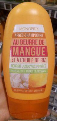 Après-Shampooing au beurre de mangue et à l'huile de riz