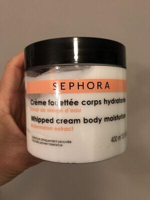 Crème fouettée corps hydratante