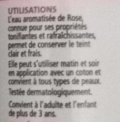 Eau aromatisée ROSE