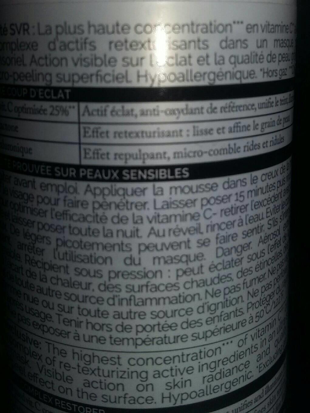 SVR Hydracid C50 Masque Eclat. Aérosol 50 ML