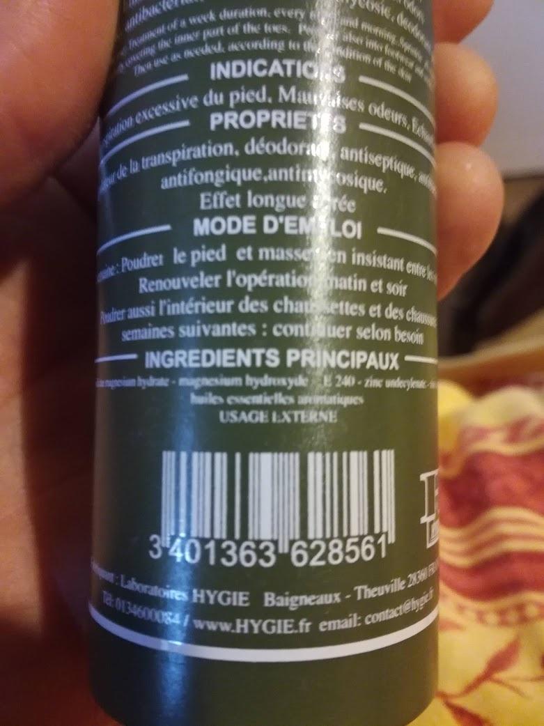 Poudre pour pieds Hygie - PPP