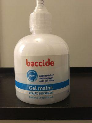 Gel mains peaux sensibles