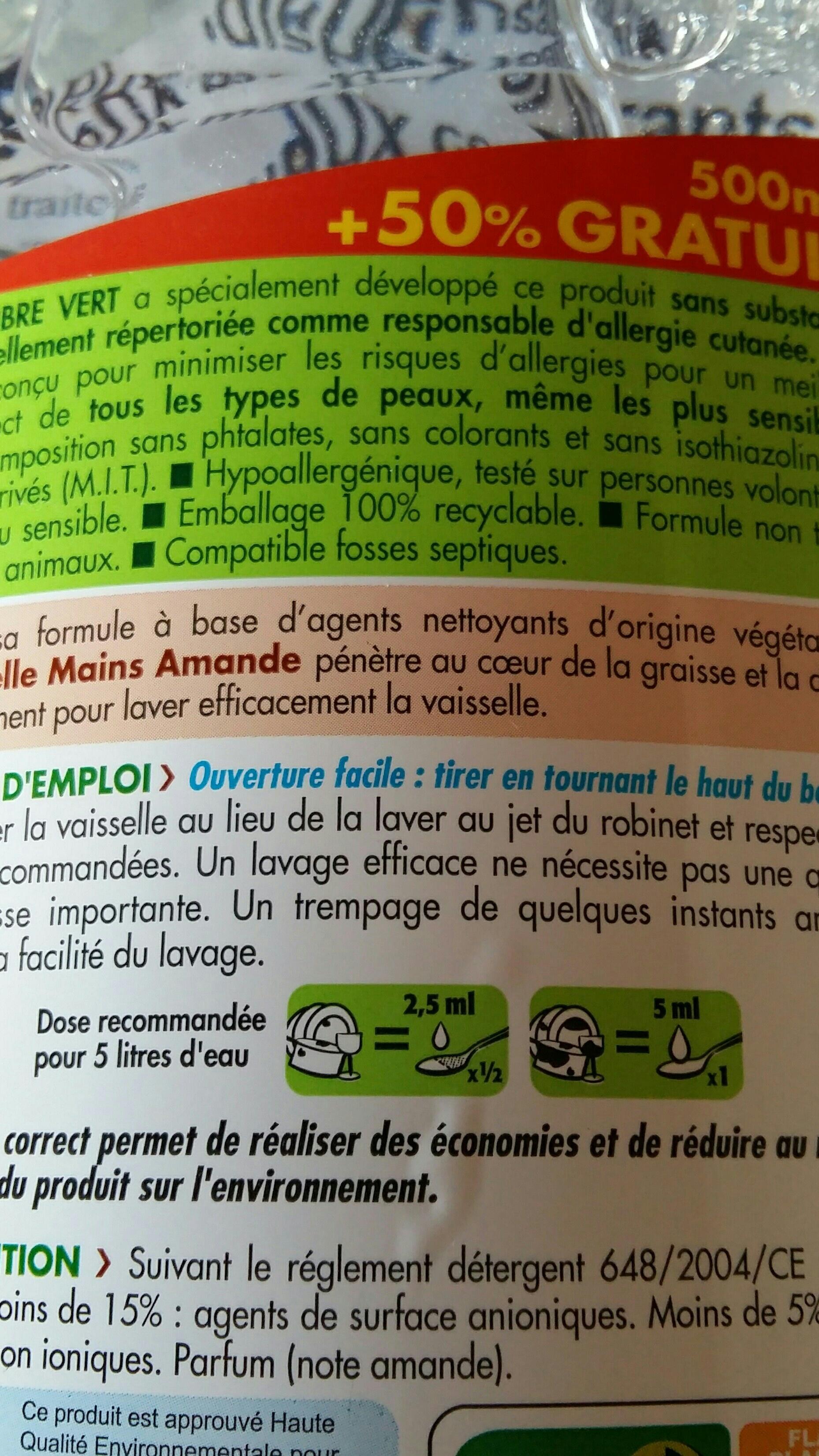 Liq.vais.amand 500 A.vert,