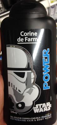 Power Gel douche corps et cheveux fraicheur