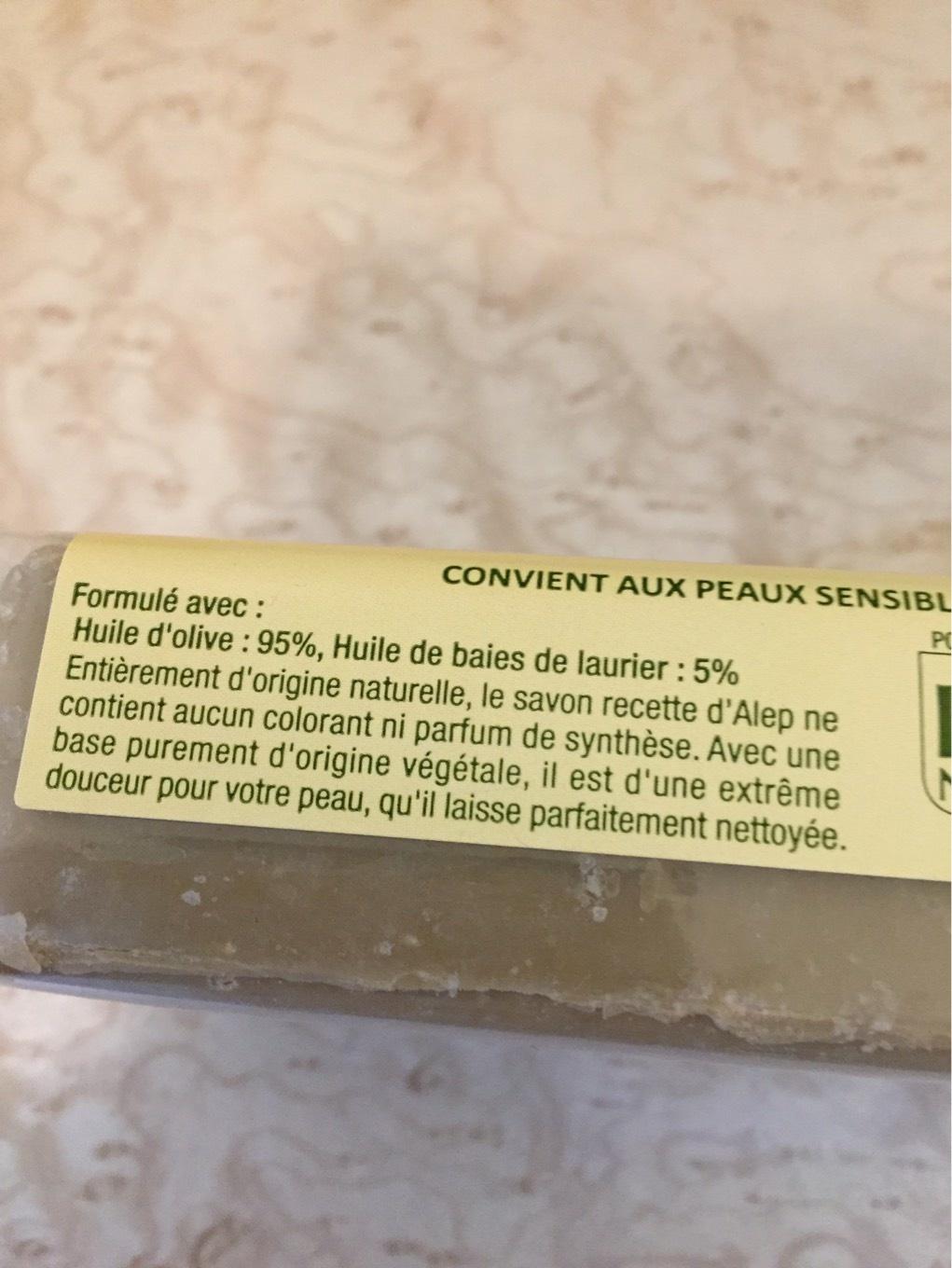 Savon Recette D'Alep - Grand Format