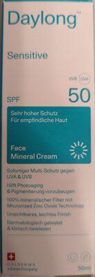 Daylong Sensitive Face Mineral Cream SPF 50