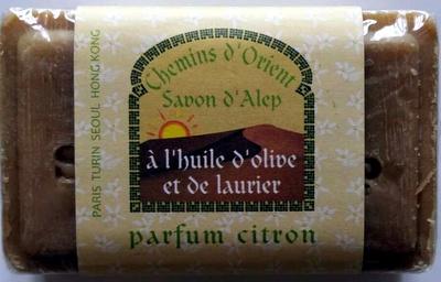 Savon d'Alep à l'huile d'olive et de laurier parfum citron