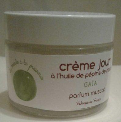 Gaïa : crème jour à l'huile de pépins de raisin parfum muscat