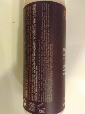 Mousse de rasage aux huiles essentielles bio et à l'huile d'argan bio