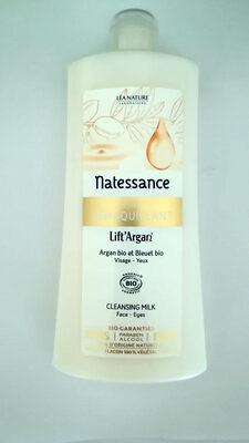 Natessance Lait démaquillant Lift'Argan Argan bio et Bleuet bio