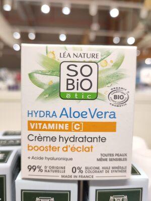 Crème hydratante booster d'éclat "Hydra AloeVera"