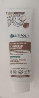Dentifrice Fluor blancheur naturelle
