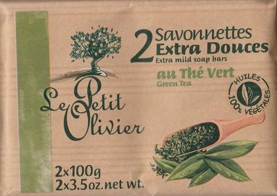 Savonnettes extra douces au Thé vert