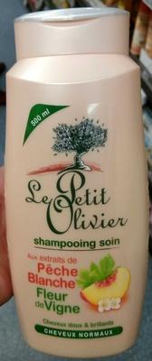 Shampooing soin aux extraits de pêche blanche fleur de vigne
