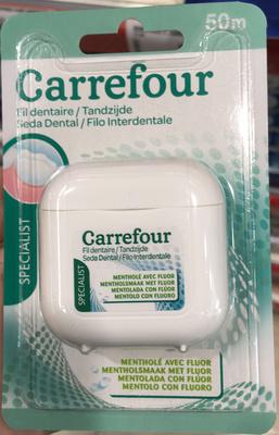 Fil dentaire Specialist mentholé avec fluor