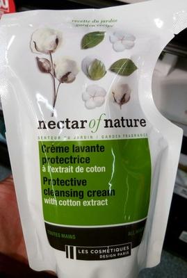 Crème lavante protectrice à l'extrait de coton toutes mains