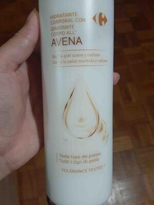 hidratante corporal con avena