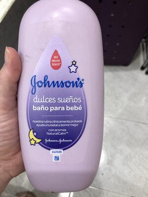 Dulces sueños baño para bebé