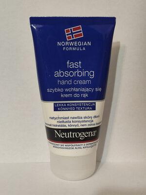 Neutrogena fast absorbing hand cream