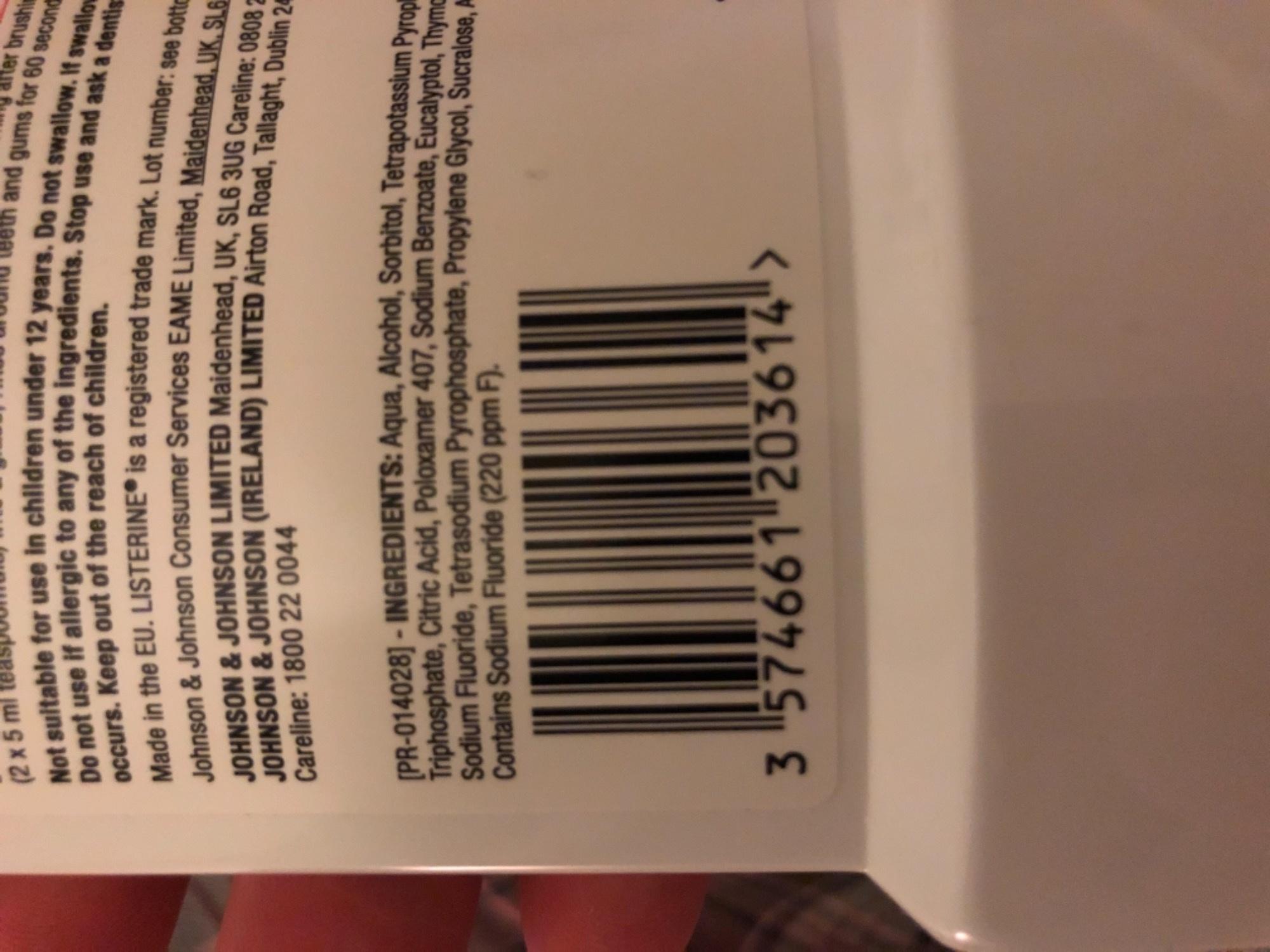 Listerine advanced white