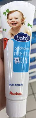 Gel gingival première dent