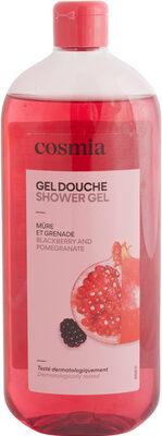 Gel douche parfum mûre et grenade