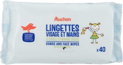 Lingettes visage et mains