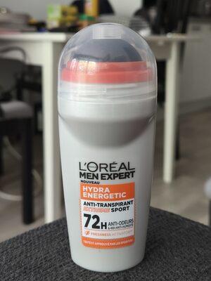 Hydra energetic anti-transpirant extrême sport 72H