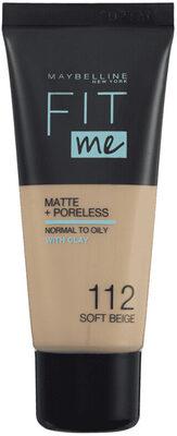 Maybelline Foundation Mat.&Poreless Soft Beige 112