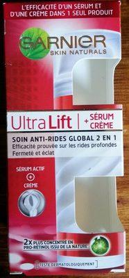 Skin Naturals Ultra Lift + Sérum Crème Soin anti-rides global 2 en 1