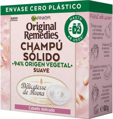 Original remedies champú solido avena