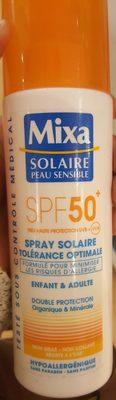 Spray Solaire Tolérance Optimale Spf50+