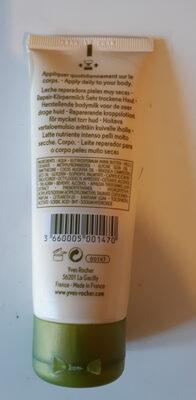 Lait réparateur peaux très sèches